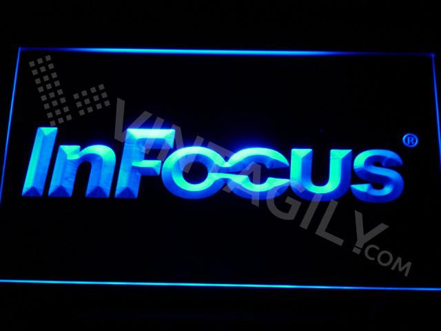 InFocus LED Neon Sign USB - Blue - TheLedHeroes