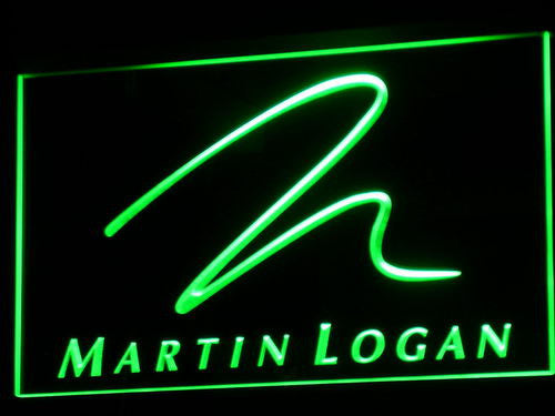 Martin Logan Speaker Audio Home LED Sign - Green - TheLedHeroes