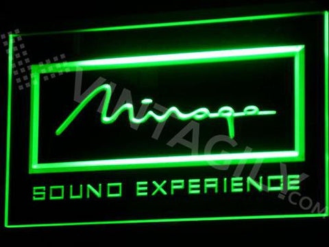 Mirage Sound System LED Neon Sign Electrical - Green - TheLedHeroes