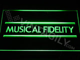 Musical Fidelity LED Neon Sign Electrical - Green - TheLedHeroes