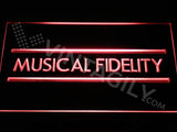 Musical Fidelity LED Neon Sign Electrical - Red - TheLedHeroes