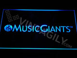 Music Giants LED Neon Sign Electrical - Blue - TheLedHeroes