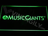 Music Giants LED Neon Sign Electrical - Green - TheLedHeroes