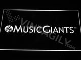 Music Giants LED Sign - White - TheLedHeroes