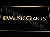 Music Giants LED Neon Sign USB - Yellow - TheLedHeroes