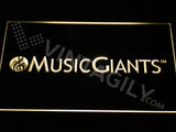 Music Giants LED Sign - Yellow - TheLedHeroes