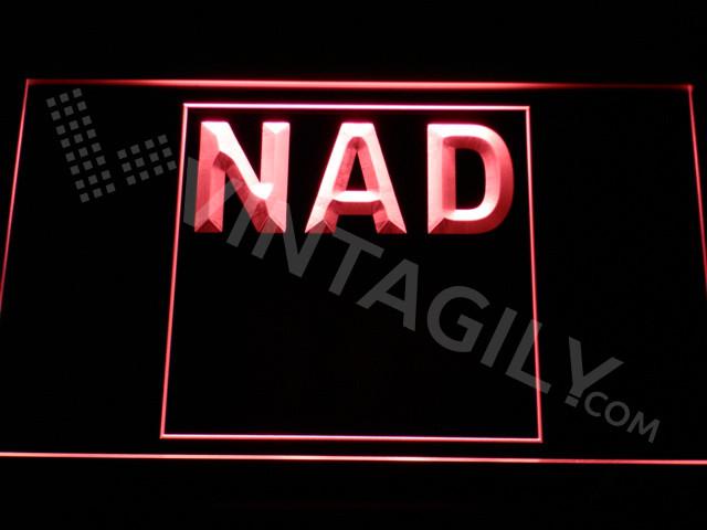 NAD LED Neon Sign Electrical - Red - TheLedHeroes