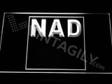 NAD LED Sign - White - TheLedHeroes