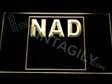 NAD LED Neon Sign Electrical - Yellow - TheLedHeroes