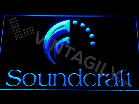 Soundcraft LED Neon Sign USB - Blue - TheLedHeroes