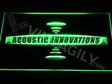 FREE Acoustic Innovations LED Sign - Green - TheLedHeroes