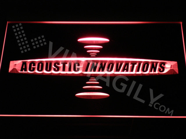 Acoustic Innovations LED Sign - Red - TheLedHeroes