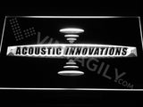 FREE Acoustic Innovations LED Sign - White - TheLedHeroes