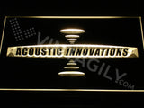 FREE Acoustic Innovations LED Sign - Yellow - TheLedHeroes