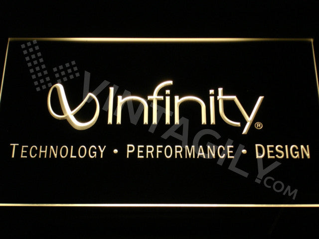 FREE Infinity Hifi LED Sign - Yellow - TheLedHeroes