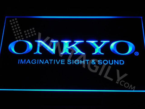 Onkyo LED Neon Sign USB - Blue - TheLedHeroes