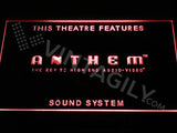 Anthem Sound System LED Neon Sign Electrical - Red - TheLedHeroes