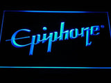 Epiphone Electronic Guitar LED Neon Sign Electrical - Blue - TheLedHeroes