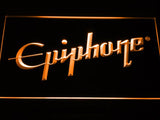 Epiphone Electronic Guitar LED Neon Sign USB - Orange - TheLedHeroes