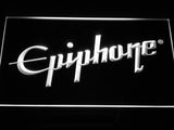 Epiphone Electronic Guitar LED Neon Sign Electrical - White - TheLedHeroes
