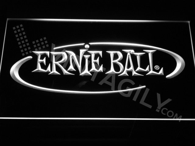 Ernie Ball LED Sign - White - TheLedHeroes