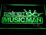 Ernie Ball - Music Man LED Neon Sign Electrical - Green - TheLedHeroes