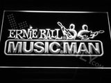 Ernie Ball - Music Man LED Neon Sign Electrical - White - TheLedHeroes