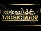Ernie Ball - Music Man LED Neon Sign Electrical - Yellow - TheLedHeroes