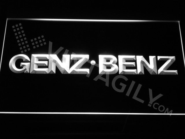 FREE Genz Benz LED Sign - White - TheLedHeroes