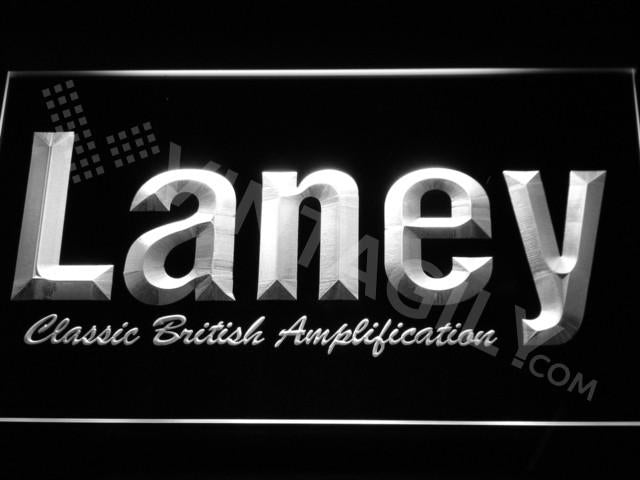 Laney Amplification LED Neon Sign Electrical - White - TheLedHeroes