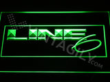 Line 6 LED Sign - Green - TheLedHeroes