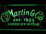 Martin & Co. Guitars LED Sign - Green - TheLedHeroes