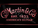 Martin & Co. Guitars LED Neon Sign Electrical - Red - TheLedHeroes