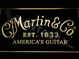 Martin & Co. Guitars LED Sign - Yellow - TheLedHeroes