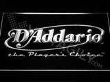 FREE D'addario LED Sign - White - TheLedHeroes