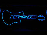 Fernandes Guitar 2 LED Neon Sign Electrical - Blue - TheLedHeroes