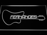 Fernandes Guitar 2 LED Neon Sign Electrical - White - TheLedHeroes
