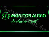 FREE Monitor Audio LED Sign - Green - TheLedHeroes