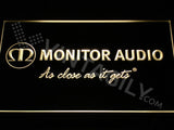 Monitor Audio LED Sign - Yellow - TheLedHeroes