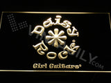 FREE Daisy Rock Guitars LED Sign - Yellow - TheLedHeroes