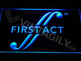 First Act LED Neon Sign USB - Blue - TheLedHeroes