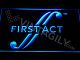 First Act LED Sign - Blue - TheLedHeroes