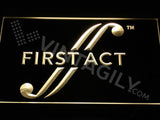 First Act LED Neon Sign Electrical - Yellow - TheLedHeroes