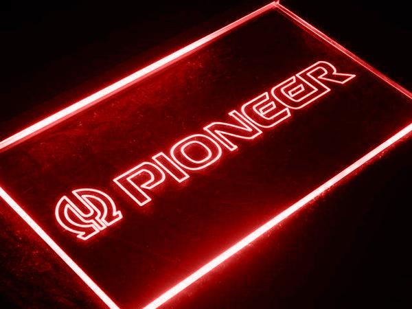 Pioneer Audio LED Neon Sign Electrical - Red - TheLedHeroes