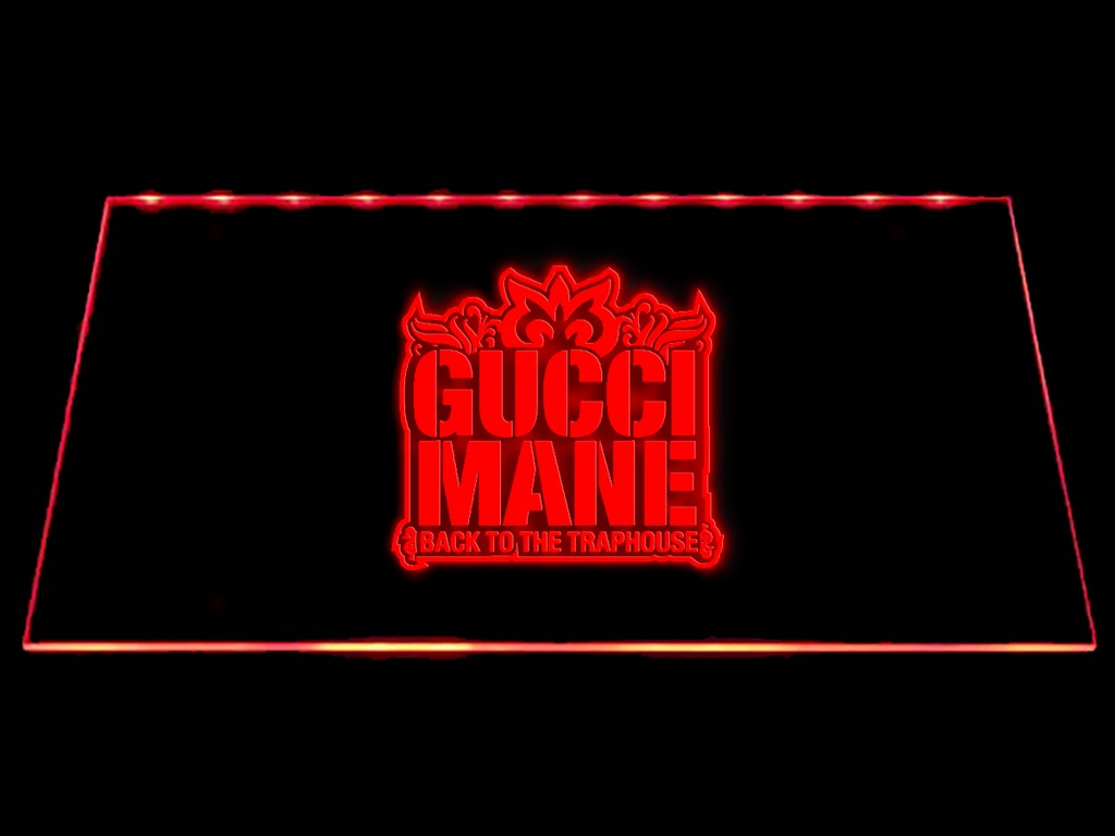 Gucci Mane LED Neon Sign USB - Red - TheLedHeroes