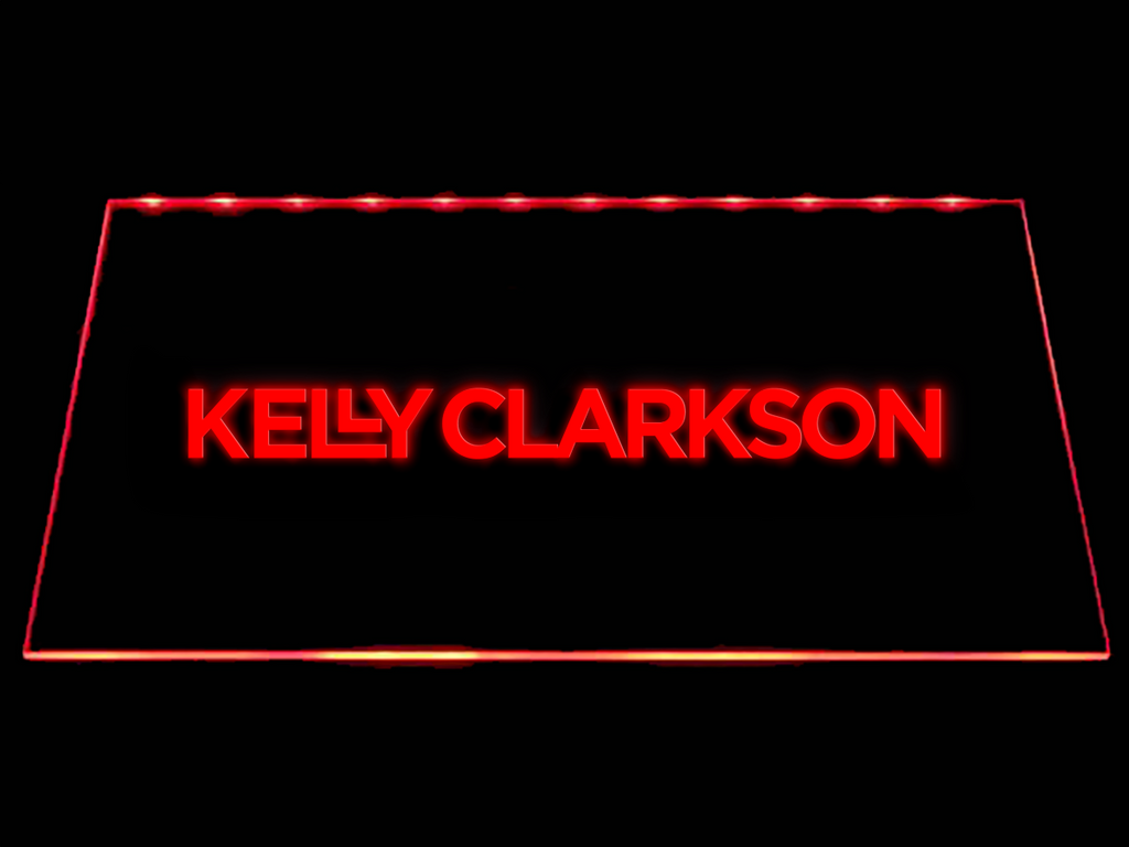 Kelly Clarkson LED Neon Sign USB - Red - TheLedHeroes