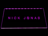 Nick Jonas LED Neon Sign USB - Purple - TheLedHeroes
