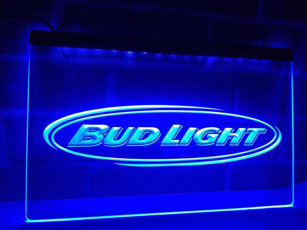 Bud Light (2) LED Neon Sign Electrical - Blue - TheLedHeroes