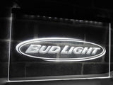 Bud Light (2) LED Neon Sign USB - White - TheLedHeroes