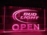 FREE Bud Light Open LED Sign - Purple - TheLedHeroes